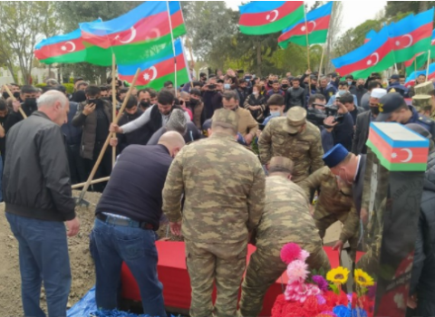 Şəhidimiz Bərdədə torpağa tapşırıldı – FOTOLAR