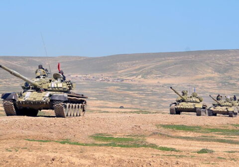 Tank bölmələrinin intensiv döyüş hazırlığı məşğələləri keçirilir – VİDEO