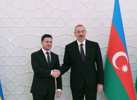 Zelenski İlham Əliyevi Kiyevə dəvət etdi