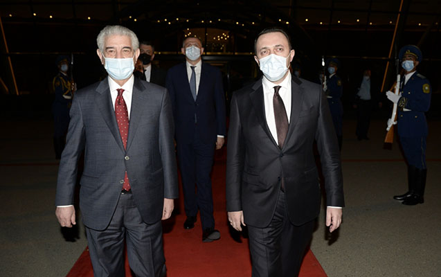 Qaribaşvilinin Azərbaycana səfəri başa çatdı Qaribaşvilinin Azərbaycana səfəri başa çatdı