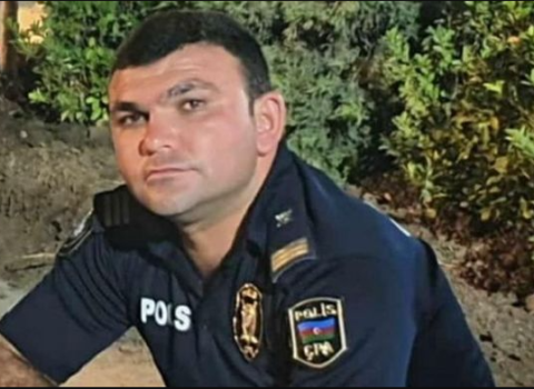 Bakıda polis doğum günündə qəzaya düşərək öldü – FOTOLAR