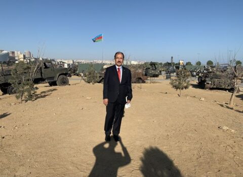 Türkiyənin Azərbaycandakı səfiri Hərbi Qənimətlər Parkında olub – FOTO
