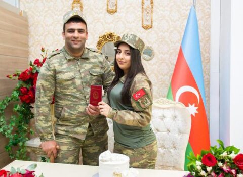 Daha bir qazimiz ailə qurdu – FOTO