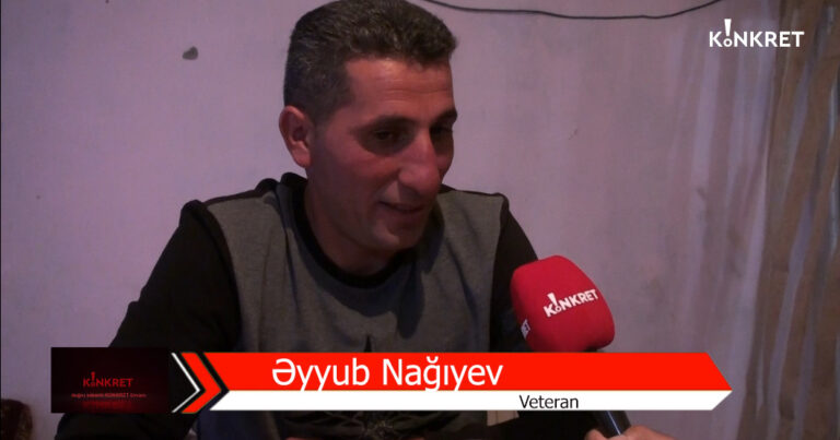 KONKRET TV ÇƏKDİ: Vətən müharibəsi veteranı işlə təmin olundu KONKRET TV ÇƏKDİ: Vətən müharibəsi veteranı işlə təmin olundu