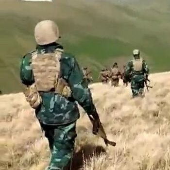 Azərbaycan sərhədçiləri erməni hərbçiləri geriyə belə qovdular – YENİ KADRLAR