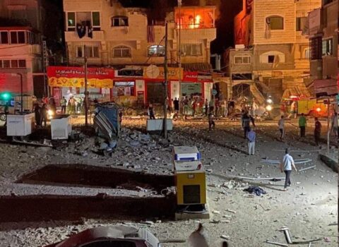 “HƏMAS”-in İsrailə atdığı raketlər qorxunc səhnə yaratdı –  ŞOK GÖRÜNTÜLƏR