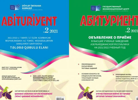 “Abituriyent” jurnalının 2-ci nömrəsi çap olundu