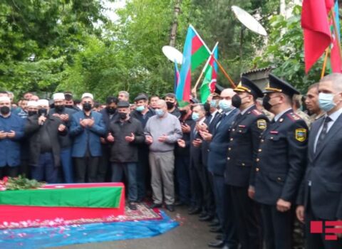 Şəhid hərbçi Mingəçevirdə dəfn olundu