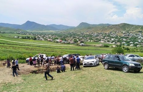 Gürcüstandakı soydaşlarımızdan növbəti etiraz aksiyası – FOTO