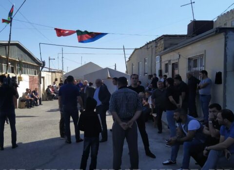 Şəhid jurnalistlə vida mərasimi başlaydı