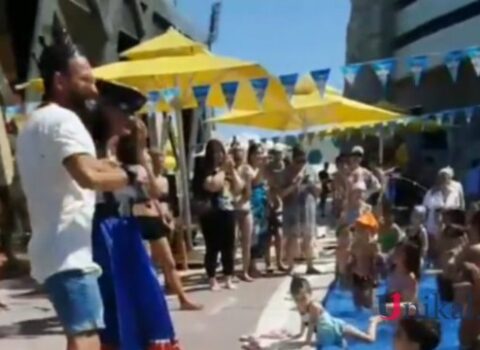 Bakıda “Dalga beach”da karantin qaydaları belə pozuldu – VİDEO