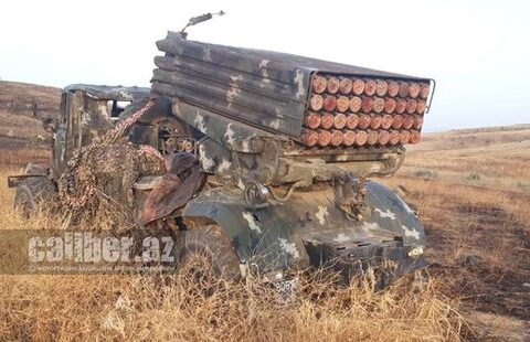 Ermənistan ordusu Azərbaycana iki ədəd BM-21 “Qrad” “hədiyyə” etdi – FOTO