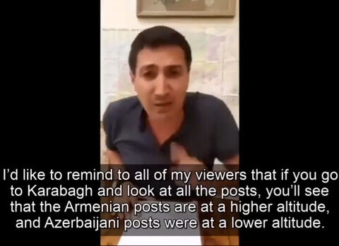 Baqdasaryandan etiraf: “Sərxoş erməni hərbçilər Azərbaycan mövqelərini atəşə tuturdu” – VİDEO