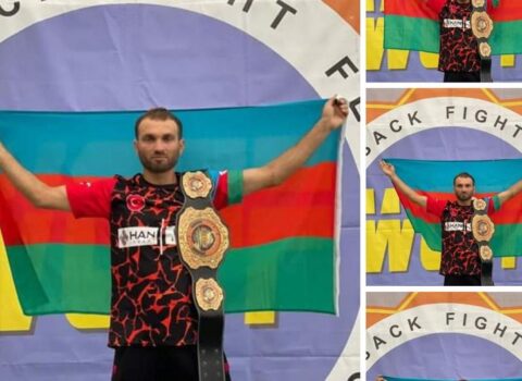 Azərbaycan idmançısı Ukraynada ermənini məğlub edərək dünya çempionu oldu – FOTO