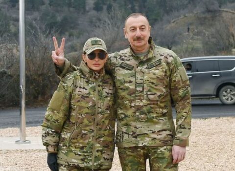 Prezident xanımı ilə Zəngilanda SƏFƏRDƏDİR