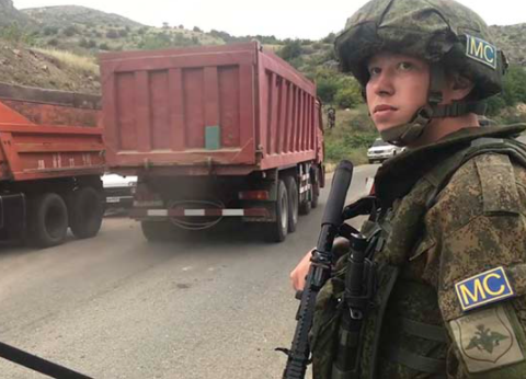 Ruslar Suqovuşan-Kəlbəcər yolu ilə ermənilərə yük daşıdı – FOTO