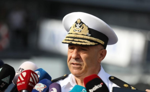 Hərbi Dəniz Qüvvələrinin komandanı təlimlərin məqsədini AÇIQLADI