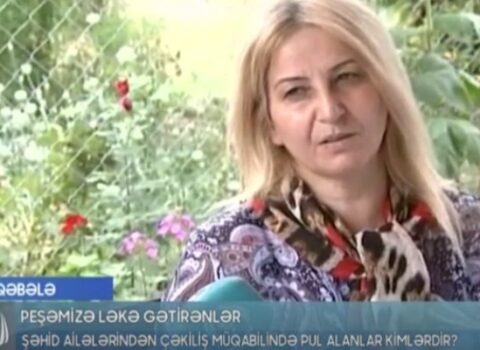 Şəhid ailəsindən pul istəyən aparıcı üzr istədi – VİDEO