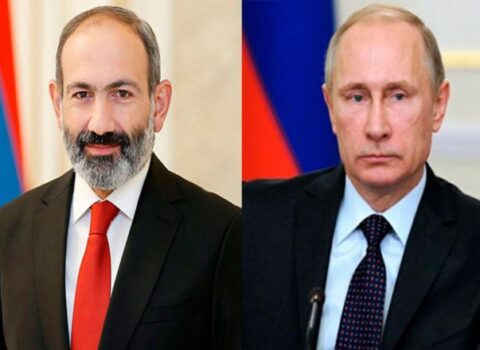 Putin və Paşinyan arasında telefon danışığı olub