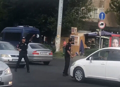 Erməni polisləri “master-klass” göstərdi – VİDEO