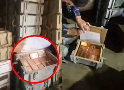İranda silah-sursat yeşiklərindən 10 ton qızıl çıxarıldı – VİDEO