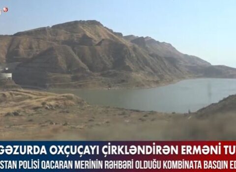 Oxçuçayı çirkləndirən erməni tutulub – VİDEO