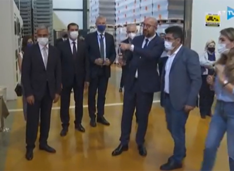 Şarl Mişel Meysəri şərabının dadına baxdı – VİDEO