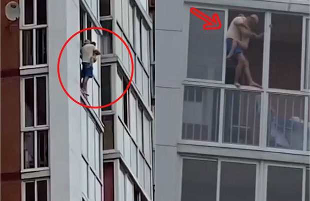 Kişi boşanmaq istəyən arvadını övladını 13-cü mərtəbədən atacağı ilə HƏDƏLƏDİ – FOTO/VİDEO Kişi boşanmaq istəyən arvadını övladını 13-cü mərtəbədən atacağı ilə HƏDƏLƏDİ – FOTO/VİDEO