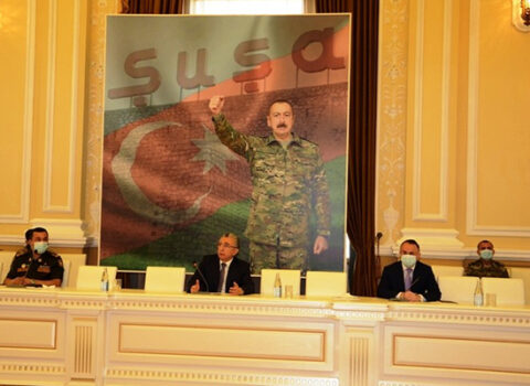 Qazilər İlham Əliyevə “Generalissimus” ali hərbi rütbəsinin verilməsini təklif etdi – FOTOLAR