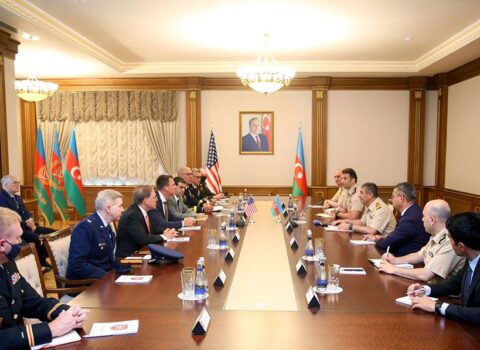 Müdafiə naziri Oklahoma ştatının nümayəndə heyəti ilə görüşüb – FOTO