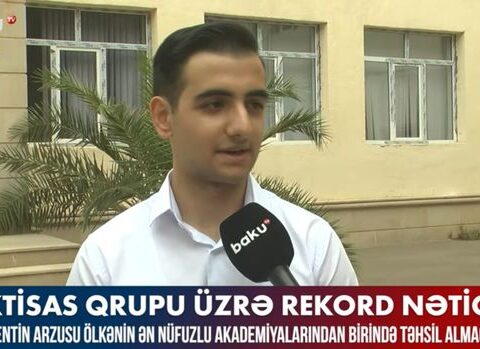 680 bal toplayan abituriyent: “Hər saat dərs oxumağa ehtiyac yoxdur” – VİDEO