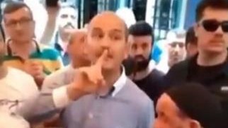 Süleyman Soylu ilə vətəndaşlar arasında mühacirlərə görə mübahisə yaşandı – VİDEO