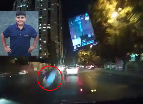 Bakıda 13 yaşlı uşağın dəhşətli ölüm anı kameraya düşdü – VİDEO