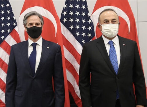 Mövlud Çavuşoğlu Entoni Blinkenlə GÖRÜŞDÜ