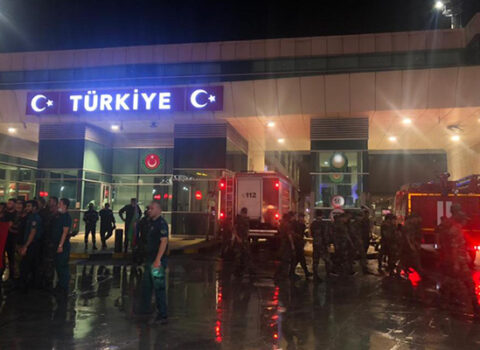 FHN-in növbəti yanğın-xilasetmə qrupu Türkiyəyə çatdı – VİDEO