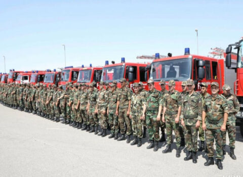FHN-nin yanğın-xilasetmə qüvvələrinin növbəti qrupu Türkiyənin Muğla vilayətinə çatdı