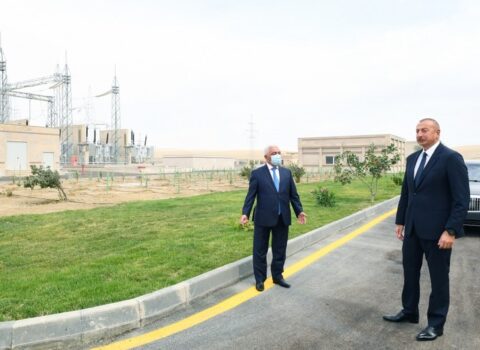 İlham Əliyev “Abşeron” yarımstansiyasının açılışında iştirak edib