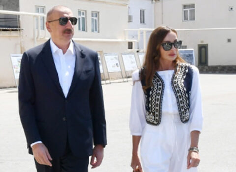 Prezident və xanımı Şuşada Vaqif Poeziya Günlərinin açılışında iştirak etdi