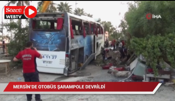 Türkiyədə avtobus qəzası: 33 yaralı – VİDEO Türkiyədə avtobus qəzası: 33 yaralı – VİDEO