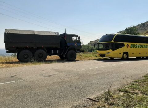 Şuşa-Laçın yolunda İNSİDENT – Sülhməramlılar KÖMƏK ETDİ