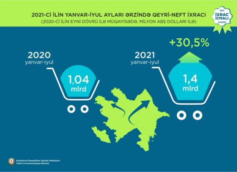 Azərbaycanda qeyri-neft sektoru 30,5 faiz artıb