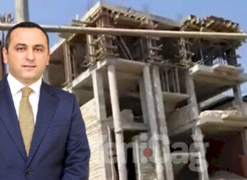 Ramin Bayramlının qohumu jurnalistlərə hücum etdi, villanı çəkməyə qoymadı – ANBAAN VİDEO