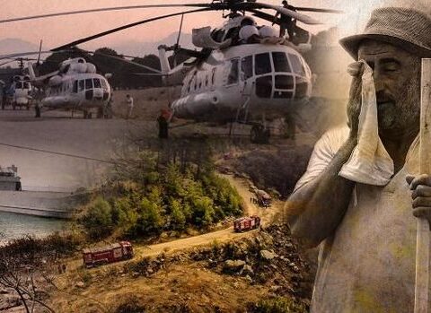Türkiyədə meşə yanğınları ilə bağlı son vəziyyət – FOTO