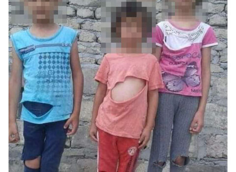 Cırıq paltarda fotoları yayılan uşaqlarla bağlı AÇIQLAMA