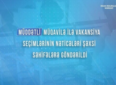 426 müəllim müddətli müqavilə ilə işə qəbul olundu