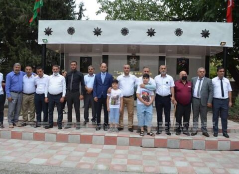 Cəlilabadda 2 şəhidin xatirəsinə tikilən bulağın açılışı oldu