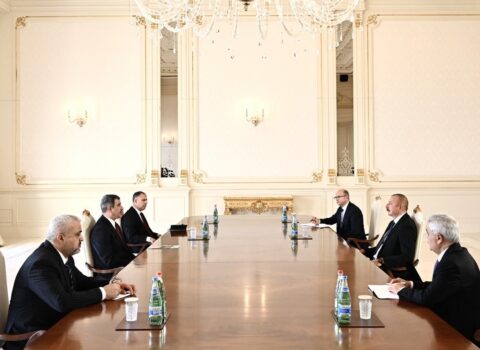 İlham Əliyev İraqın neft nazirini qəbul etdi – FOTO