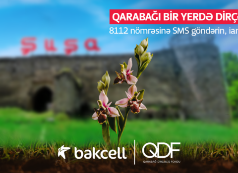Bakcell abunəçiləri üçün Qarabağ Dirçəliş Fonduna SMS-lə ianə etmək imkanı