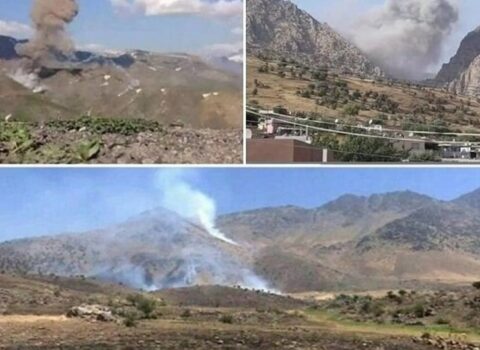 İran İraqda PKK-nın mövqelərinə zərbə endirdi