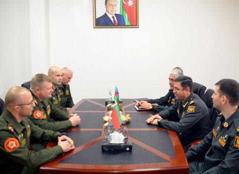 Azərbaycan və Belarus hərbi heyətlərinin görüşü oldu – FOTO